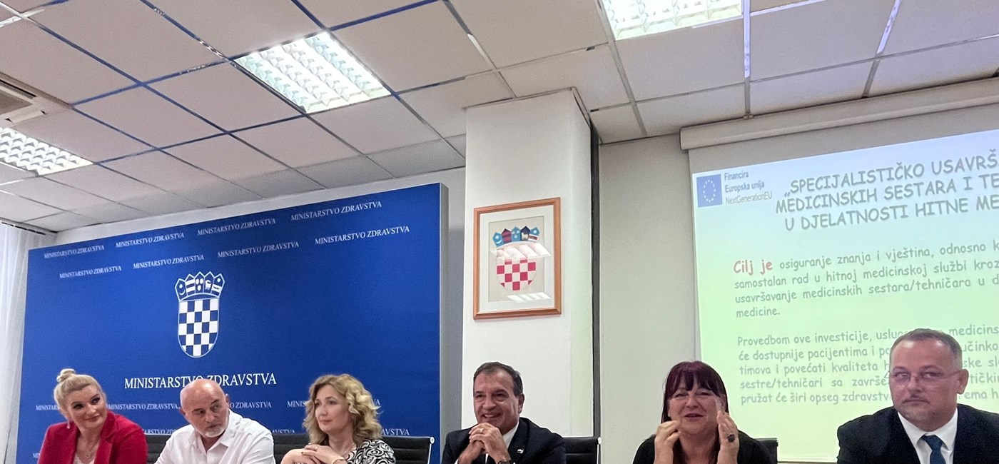 Beroš: Specijalizacije medicinskih sestara i tehničara pomiču granice